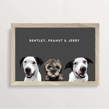 Load image into Gallery viewer, 4 Pet Portrait - A3