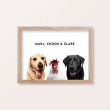 Load image into Gallery viewer, custom pet portrait