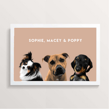 Load image into Gallery viewer, 5 Pet Portrait - A3