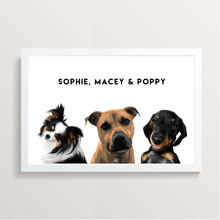 Load image into Gallery viewer, 5 Pet Portrait - A3