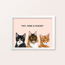 Load image into Gallery viewer, custom pet portrait