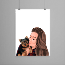 Load image into Gallery viewer, human and pet portraits