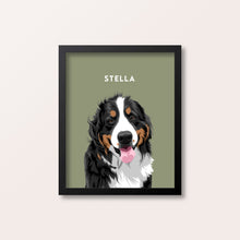 Load image into Gallery viewer, Framed Custom Pet Portrait
