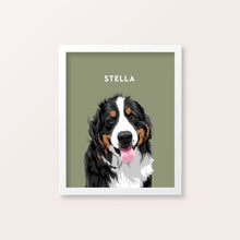 Load image into Gallery viewer, Framed Custom Pet Portrait
