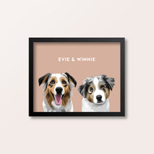 Load image into Gallery viewer, custom pet portraits
