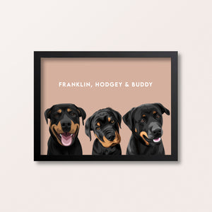 custom pet portrait