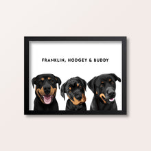 Load image into Gallery viewer, 6 Pet Portrait - A3
