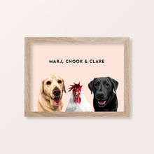 Load image into Gallery viewer, 6 Pet Portrait - A3
