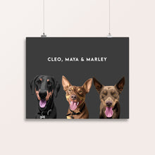 Load image into Gallery viewer, Custom Pet Portrait (7 Pets) (Digital Download)
