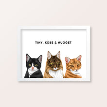 Load image into Gallery viewer, 6 Pet Portrait - A3
