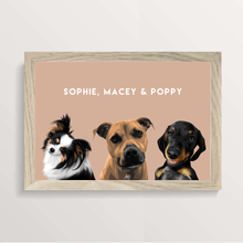 Load image into Gallery viewer, 5 Pet Portrait - A3
