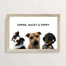 Load image into Gallery viewer, 5 Pet Portrait - A3
